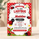 Buscar mariquitas invitaciones De mariquita