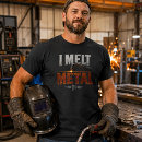 Buscar metal camisetas Trabajador de metal
