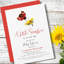 Buscar mariquita invitaciones Futura madre