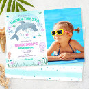 Buscar delfín lindo invitaciones Chica