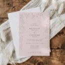 Buscar rosa claro boda invitaciones Elegante