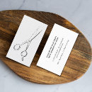 Buscar científico tarjetas de visita Minimalista