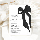 Buscar lazo negro invitaciones Elegante