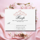 Buscar corona tarjetas rsvp Elegante