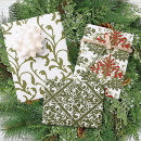 Buscar damasco verde papel de regalo Tradicional