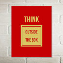 Buscar caja de posters Rojo