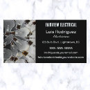 Buscar lámpara tarjetas de visita Electricista