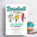 Buscar béisbol del vintage invitaciones Niño