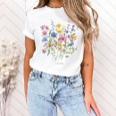 Buscar flor camisetas para ella