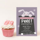 Buscar conejo mágico invitaciones Mago