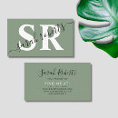 Buscar editable tarjetas de visita Minimalista