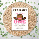 Buscar pequeño vaquero invitaciones Rosa