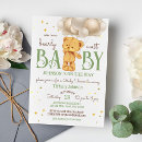 Buscar oso de peluche marrón invitaciones Para ella