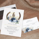 Buscar herradura azul invitaciones Rústico