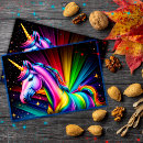 Buscar unicornio colorido postales Para todos