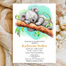 Buscar koala invitaciones Cualquier niño