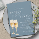 Buscar cha invitaciones Brunch y burbuja