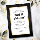 Buscar black tie invitaciones Elegante