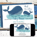 Buscar ballena invitaciones Futura madre