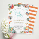 Buscar agua de la piscina invitaciones General y unisex