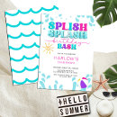 Buscar splish splash invitaciones Colorido