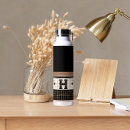 Buscar vintage agua botellas Monograma