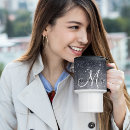 Buscar resplandor tazas Monograma