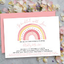 Buscar colores del arco iris invitaciones Futura madre