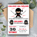 Buscar ninja invitaciones Moderno