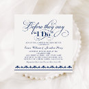 Buscar damasco azul y blanco invitaciones Para ellos