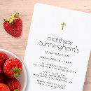 Buscar cruz de oro invitaciones Simple