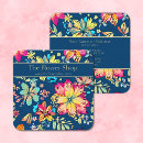 Buscar bohemio tarjetas de visita Florista