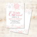 Buscar del chica invitaciones primer cumpleaños Invierno onederland