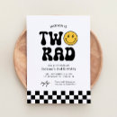 Buscar happy face invitaciones A cuadros