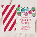 Buscar intercambio del ornamento invitaciones Para ella