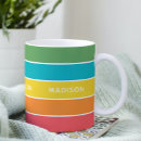 Buscar rayado amarillo tazas Elegante