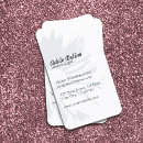 Buscar del cosmetologist tarjetas de visita Elegante