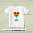 Buscar corazón del arco iris camisetas Para niños