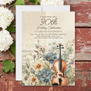 Buscar violines invitaciones Vintage