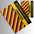 Buscar bandera alemana cuadernos Rojo