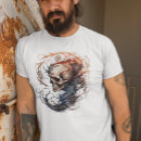 Buscar diseño gótico camisetas Calavera