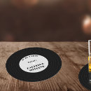 Buscar disco de vinilo posavasos Negro