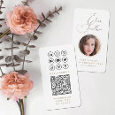 Buscar red social tarjetas de visita Código qr