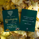 Buscar día del pavo invitaciones Oro