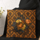 Buscar vintage halloween cojines Negro