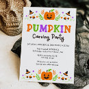 Buscar invitaciones de halloween Jack o lantern