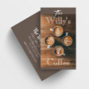 Buscar cappuccino tarjetas de visita Bebida