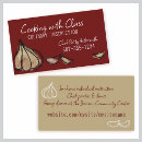Buscar ajo tarjetas de visita Culinario