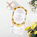 Buscar girasol boda invitaciones Elegante