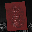 Buscar rojo sangre invitaciones Moderno